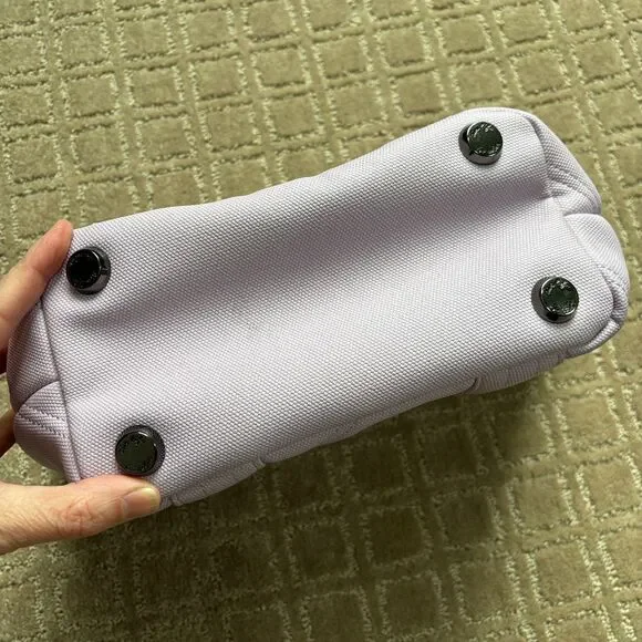 lug Quilted Light Pink Crossbody Tote with Removable Strap - Picture 6 of 9